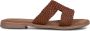 Lazamani Flor Dames Slippers Leer Tan - Thumbnail 5
