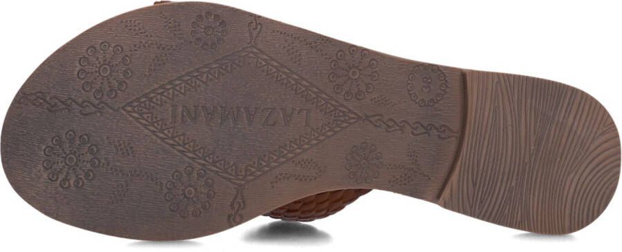 LAZAMANI Bruine Slippers 75.025
