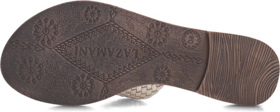 LAZAMANI Gouden Slippers 75.025