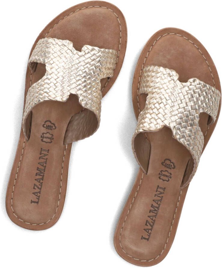 LAZAMANI Gouden Slippers 75.025