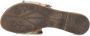 Lazamani Metallic Leren Slippers 33.484 Multicolor Dames - Thumbnail 6