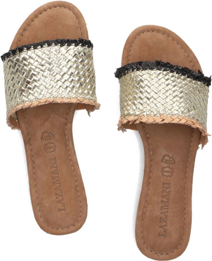 LAZAMANI Gouden Slippers 33.486