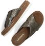 Lazamani Gekruiste Banden Sandalen met Pailletten Yellow Dames - Thumbnail 6