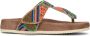Lazamani Kleurrijke Kralen Slipper Sandaal Multicolor Dames - Thumbnail 3