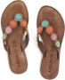 Lazamani Kleurrijke Suède Slippers Multicolor Dames - Thumbnail 10