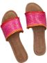 Lazamani Dames Slippers 33.486 Fuxia Roze - Thumbnail 5