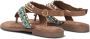 Lazamani Taupe Kralen Sandalen Multicolor Dames - Thumbnail 5