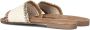 Lazamani Dames Slippers 33.486 Off-White - Thumbnail 4