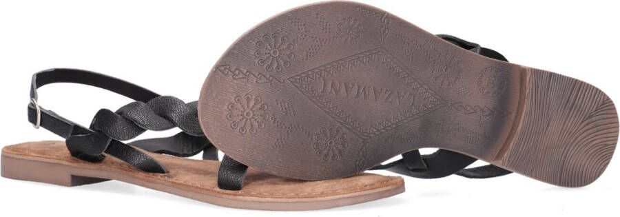 Lazamani 75.630 Sandalen Dames Zwart - Schoenen.nl