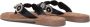 Lazamani Dames Slippers 75.451 South Zwart Leer LA75451south - Thumbnail 6