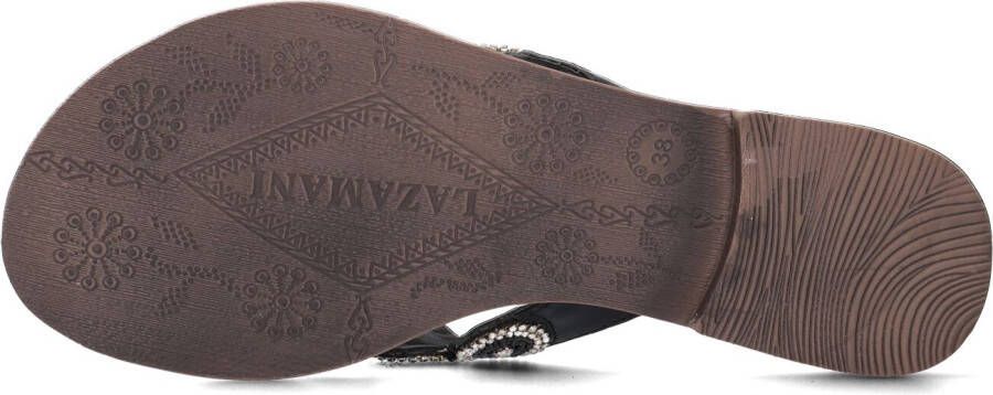 LAZAMANI Zwarte Slippers 75.451