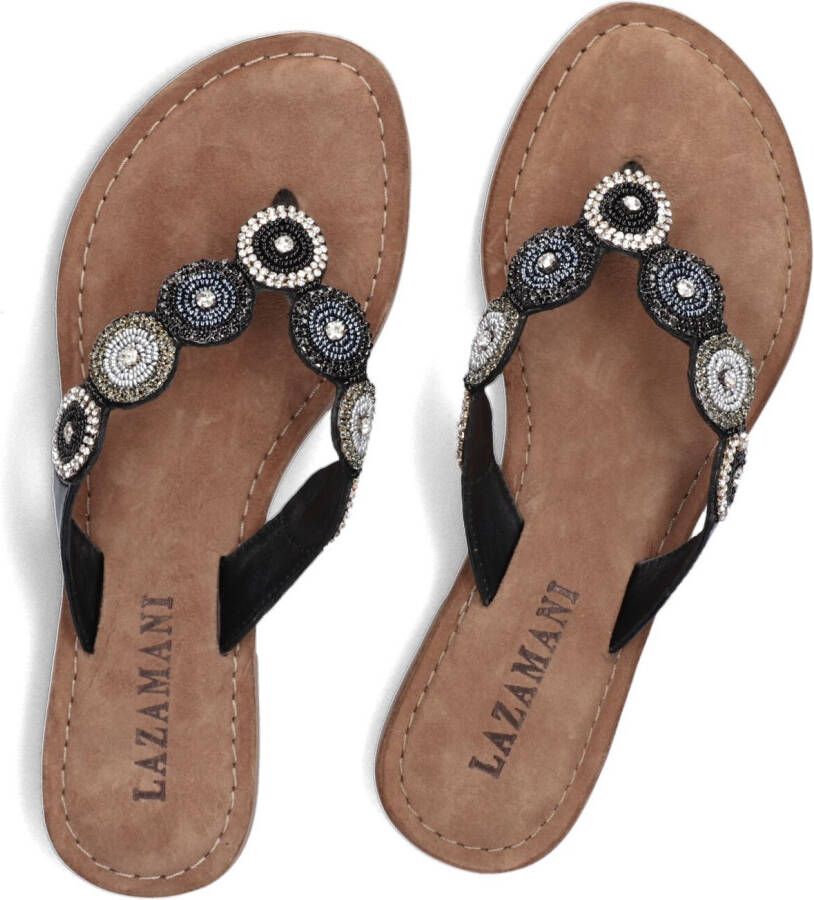 LAZAMANI Zwarte Slippers 75.451