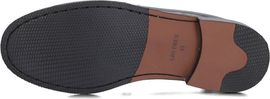 LES DEUX Zwarte Loafers Willard Leather Loafer
