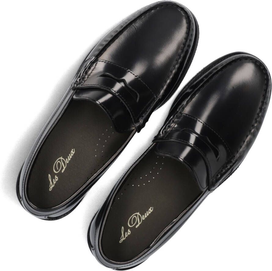 LES DEUX Zwarte Loafers Willard Leather Loafer