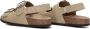 LINA LOCCHI Slippers Dames Sue Bio Sandaal 2 Gesp Maat: 41 Materiaal: Suède Kleur: Beige - Thumbnail 3