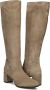 LINA LOCCHI Hoge Laarzen Dames 8591 Maat: 40 Materiaal: Suède Kleur: Taupe - Thumbnail 4