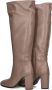 LINA LOCCHI Hoge Laarzen Dames At 161 Maat: 38 Materiaal: Leer Kleur: Taupe - Thumbnail 4