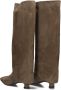 LINA LOCCHI Hoge Laarzen Dames Br301 Maat: 36 Materiaal: Suède Kleur: Taupe - Thumbnail 3
