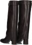 LINA LOCCHI Hoge Laarzen Dames Mw551 Maat: 38 Materiaal: Leer Kleur: Bruin - Thumbnail 3