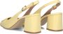 LINA LOCCHI Slingbacks Dames 010-150 Maat: 39 Materiaal: Leer Kleur: Geel - Thumbnail 3