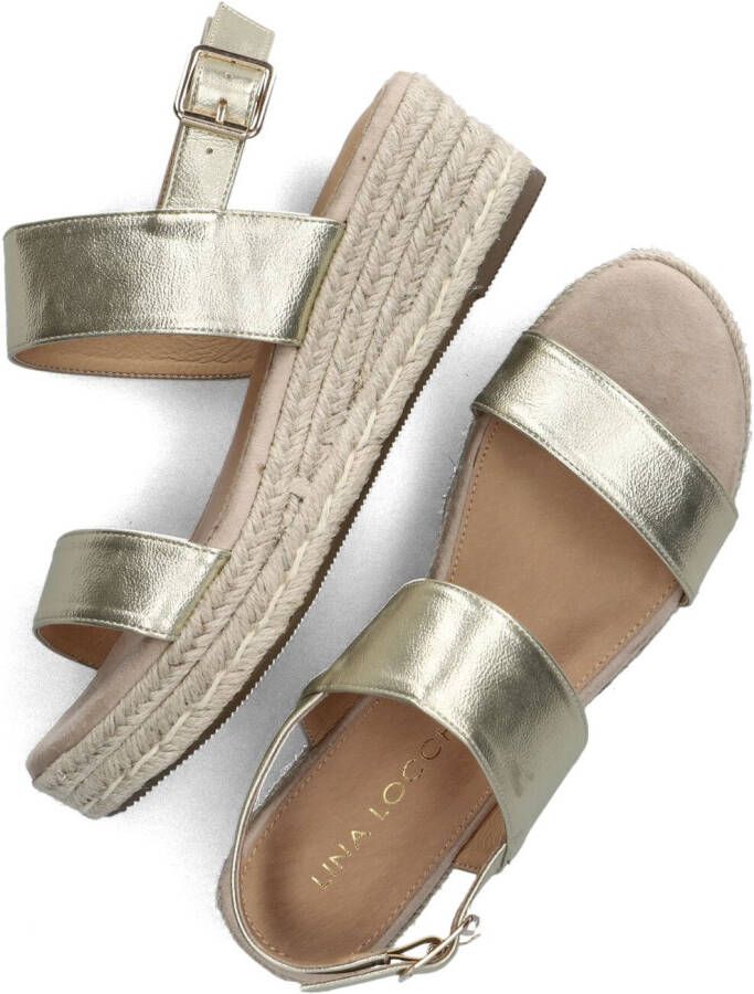 LINA LOCCHI Gouden Espadrilles L1374