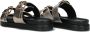 LINA LOCCHI Slippers Dames Led 2 Band Slipper Dz Maat: 38 Materiaal: Leer Kleur: Goud - Thumbnail 3