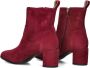 LINA LOCCHI Enkellaarsjes Dames 8543 Maat: 42 Materiaal: Suède Kleur: Rood - Thumbnail 3