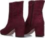 LINA LOCCHI Enkellaarsjes Dames L1101 Sue Maat: 37 Materiaal: Suède Kleur: Rood - Thumbnail 3