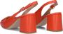 LINA LOCCHI Slingbacks Dames 010-150 Maat: 38 Materiaal: Leer Kleur: Rood - Thumbnail 3