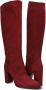 LINA LOCCHI Hoge Laarzen Dames Ar 140 Maat: 39 Materiaal: Suède Kleur: Rood - Thumbnail 6