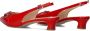 LINA LOCCHI Slingbacks Dames Au 23 Maat: 42 Materiaal: Lakleer Kleur: Rood - Thumbnail 3