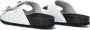 LINA LOCCHI Slippers Dames Led 2 Band Slipper Maat: 39 Materiaal: Leer Kleur: Wit - Thumbnail 3