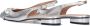LINA LOCCHI Slingbacks Dames 010-73 Maat: 36 Materiaal: Leer Kleur: Zilver - Thumbnail 3
