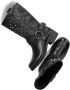 LINA LOCCHI Biker Boots Dames Modular-35 Maat: 39 Materiaal: Leer Kleur: Zwart - Thumbnail 5