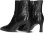 LINA LOCCHI Enkellaarsjes Dames Av 136 Lis Maat: 41 Materiaal: Leer Kleur: Zwart - Thumbnail 4
