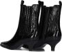 LINA LOCCHI Enkellaarsjes Dames Av 258 Maat: 37 Materiaal: Leer Kleur: Zwart - Thumbnail 4