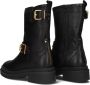 LINA LOCCHI Biker Boots Dames L1316 Maat: 39 Materiaal: Leer Kleur: Zwart - Thumbnail 3