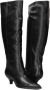LINA LOCCHI Hoge Laarzen Dames Av 256 Maat: 38 Materiaal: Leer Kleur: Zwart - Thumbnail 5