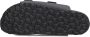 LINA LOCCHI Slippers Dames 2 Gesp Slipper Met Studs Maat: 36 Materiaal: Leer Kleur: Zwart - Thumbnail 4