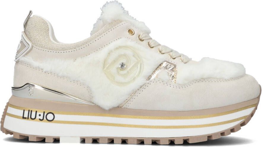 Liu Jo Beige Lage Sneakers Maxi Wonder 48