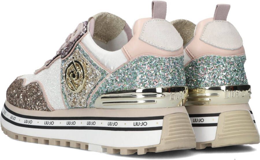 Liu Jo Gouden Lage Sneakers Maxi Wonder 24