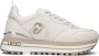 Liu Jo Witte leren sneakers met tonale logo en metallic detail Wit Dames - Thumbnail 7