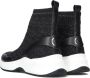 Liu Jo LILY 09 Sneaker Sock Zwarte Dames Sneakers Zwart - Thumbnail 3