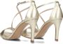 Lodi Sandalen Dames Damesschoenen Leer Naaldhak hoogte 8 cm Idaire met Goud - Thumbnail 3