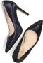 Lodi Pumps Stiletto Dames Damesschoenen Leer Slangenprint Naaldhak hoogte 8 cm Rami-39 Zwart - Thumbnail 5