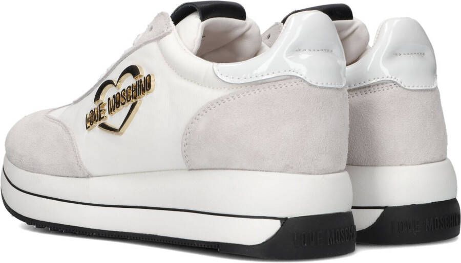 Love Moschino Witte Lage Sneakers Ja15074
