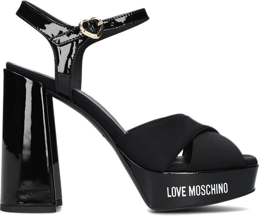 LOVE MOSCHINO Zwarte Sandalen Ja1605