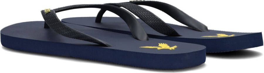 Lyle & Scott Blauwe Teenslippers Flip Flop