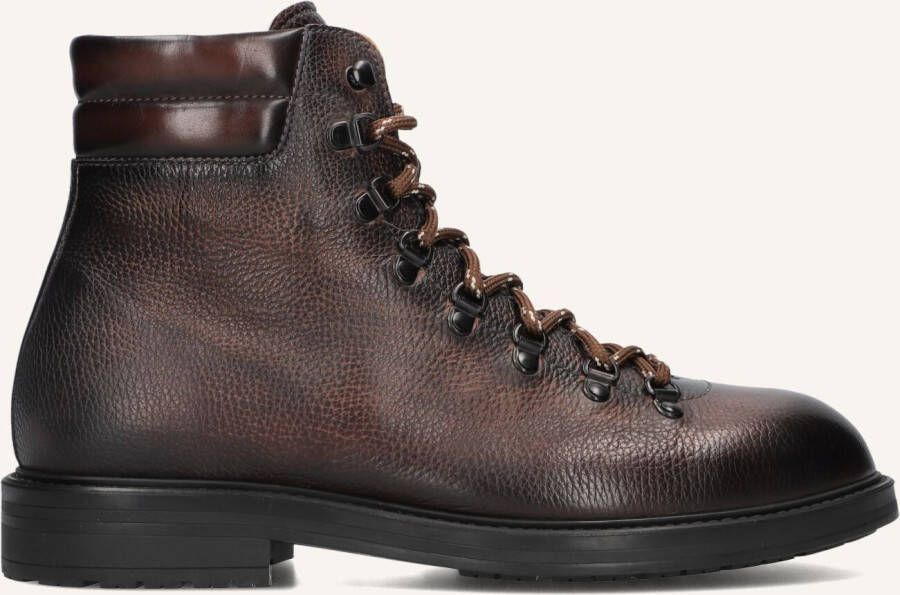 MAGNANNI Veterboots Heren 25838 Maat: 43 Materiaal: Leer Kleur: Bruin