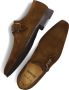Magnanni Instappers Heren Gespschoenen Herenschoenen Suède 16618 Cognac combi - Thumbnail 5